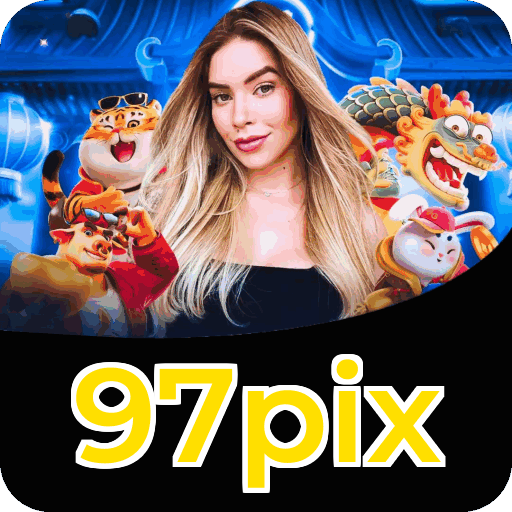 Fluxo de download do app 97pix — referência visual